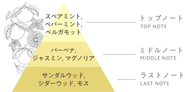 PEPPERMINT＆BERGAMOT ペパーミント＆ベルガモット